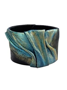 One of a Kind Handmade Artisan Leather Bracelet